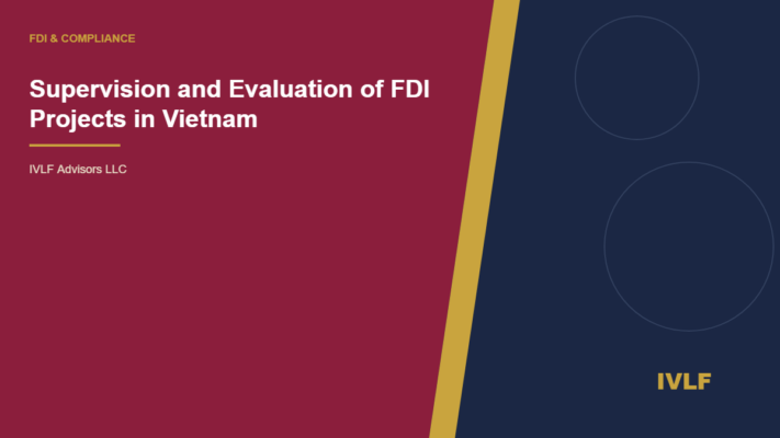 FDI investment supervision Vietnam framework diagram