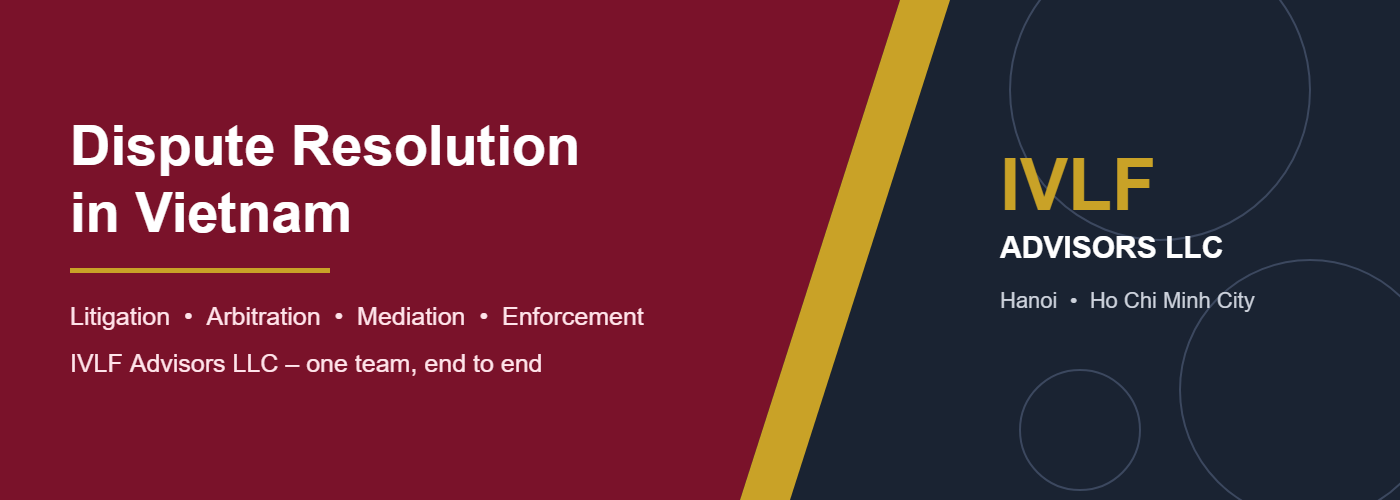 International arbitration services in Vietnam - IVLF Advisors