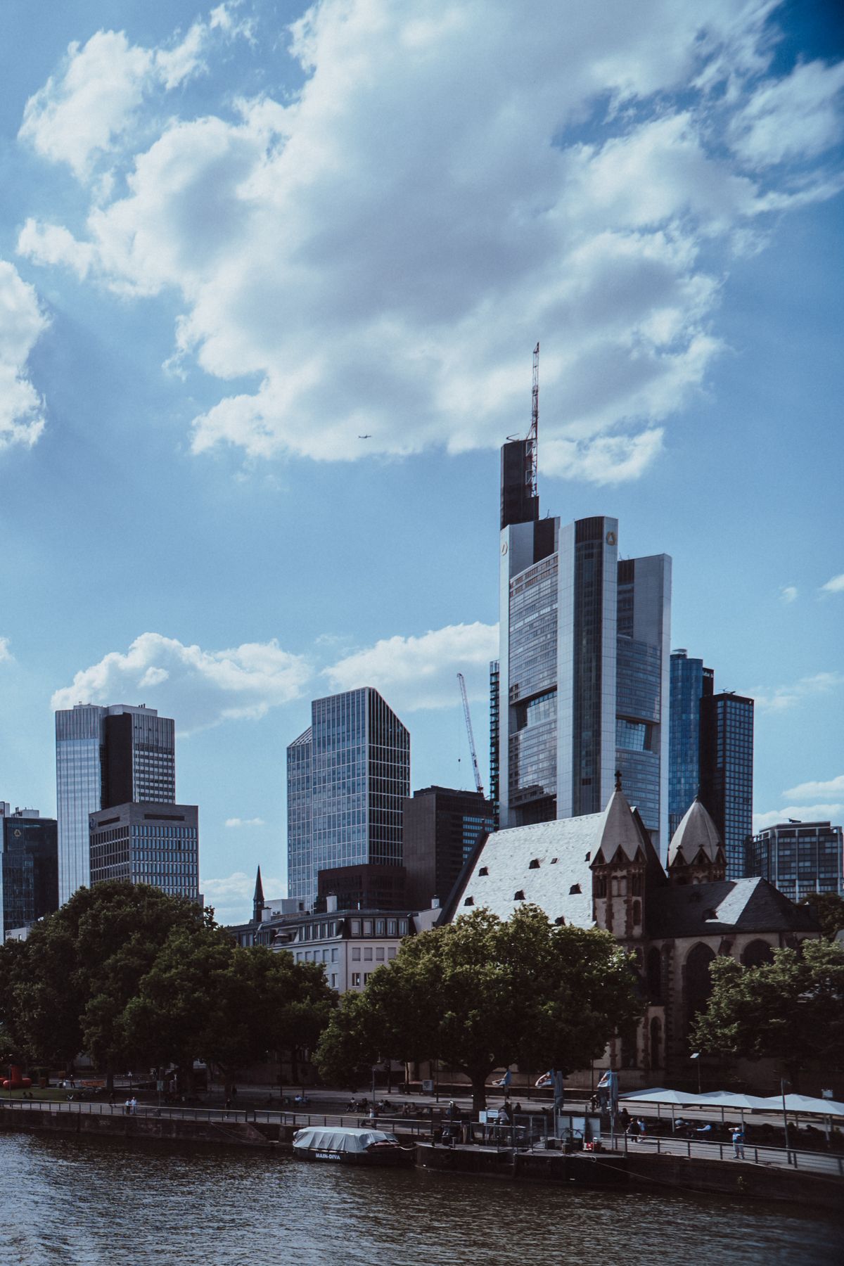 Green finance and sustainable investment skyline