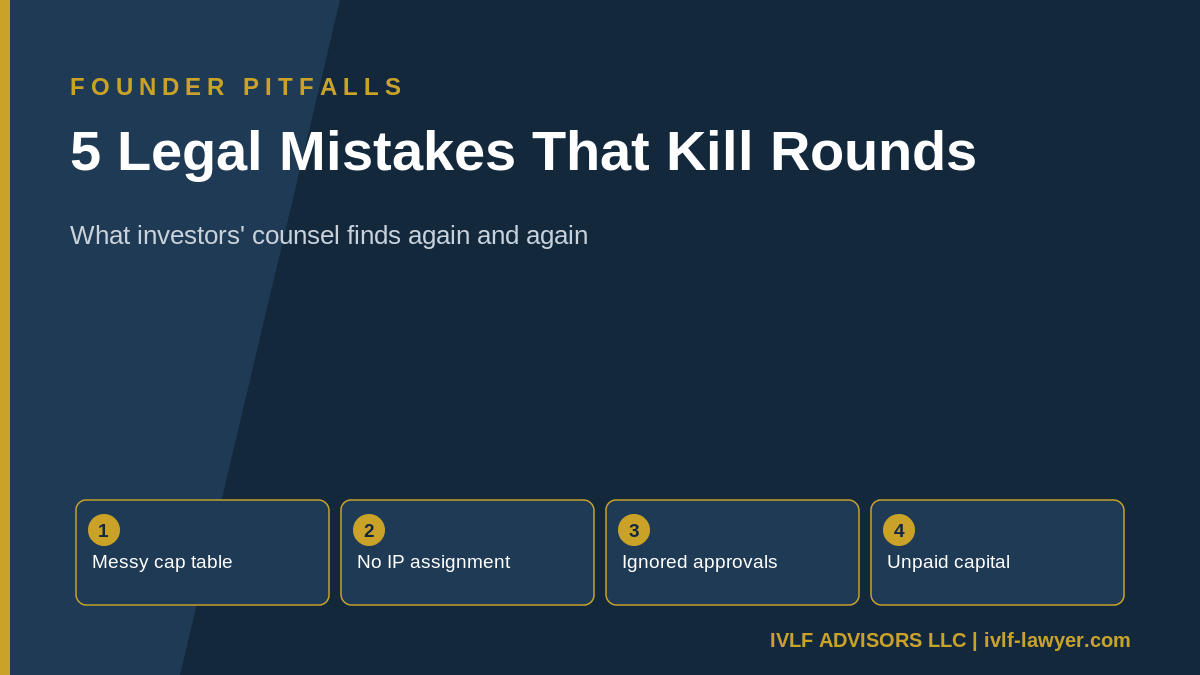Five legal mistakes that kill fundraising for startups in Vietnam