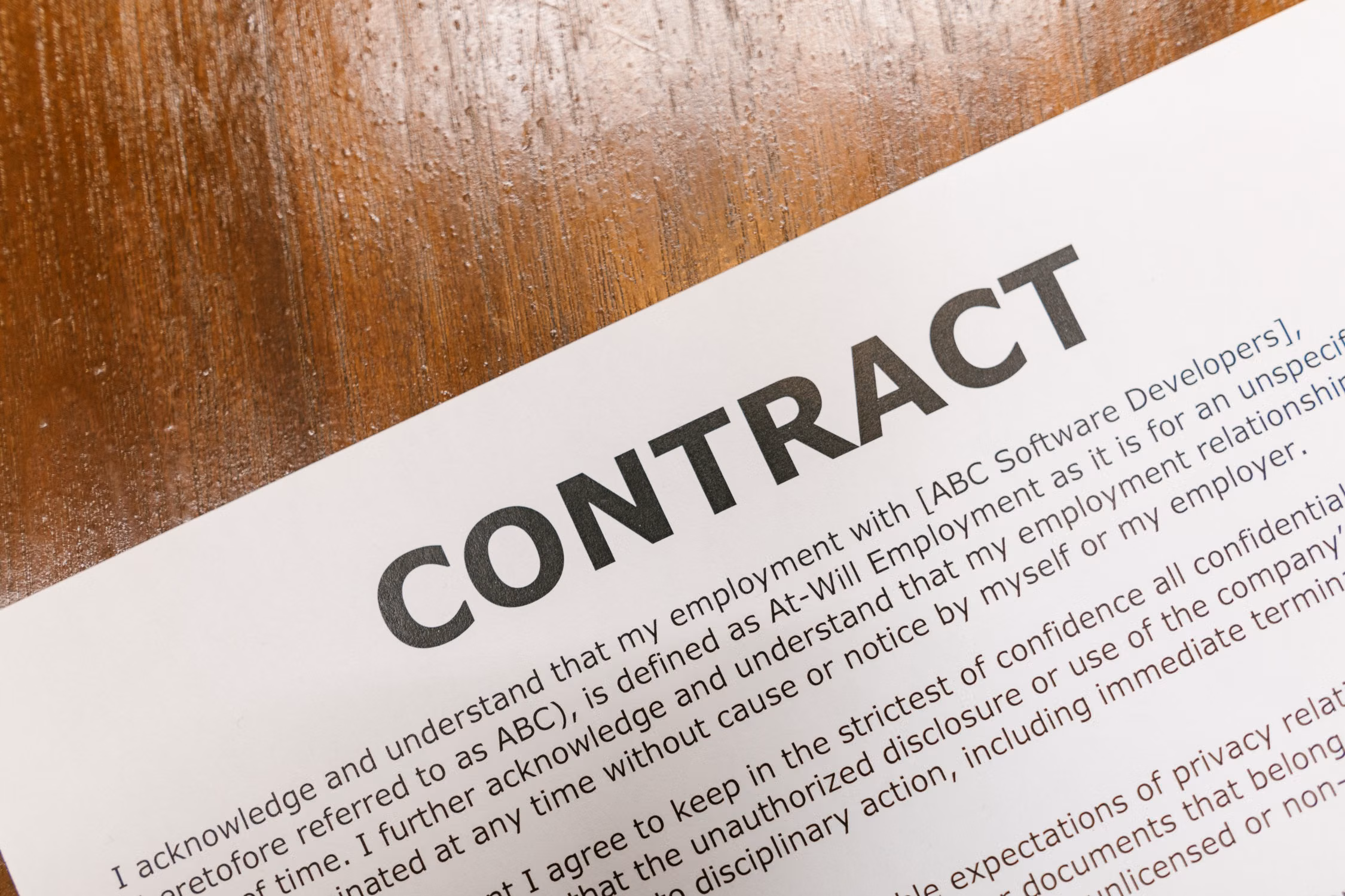 Buyer and seller agreeing term sheet pricing assumptions