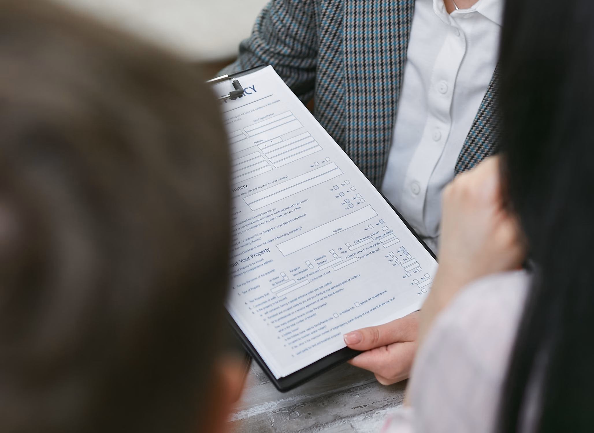 Business parties discussing an M&A letter of intent
