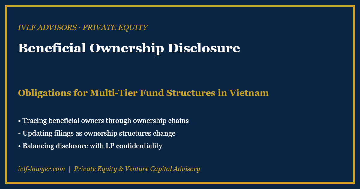 Beneficial Ownership Disclosure structure for multi-tier funds in Vietnam