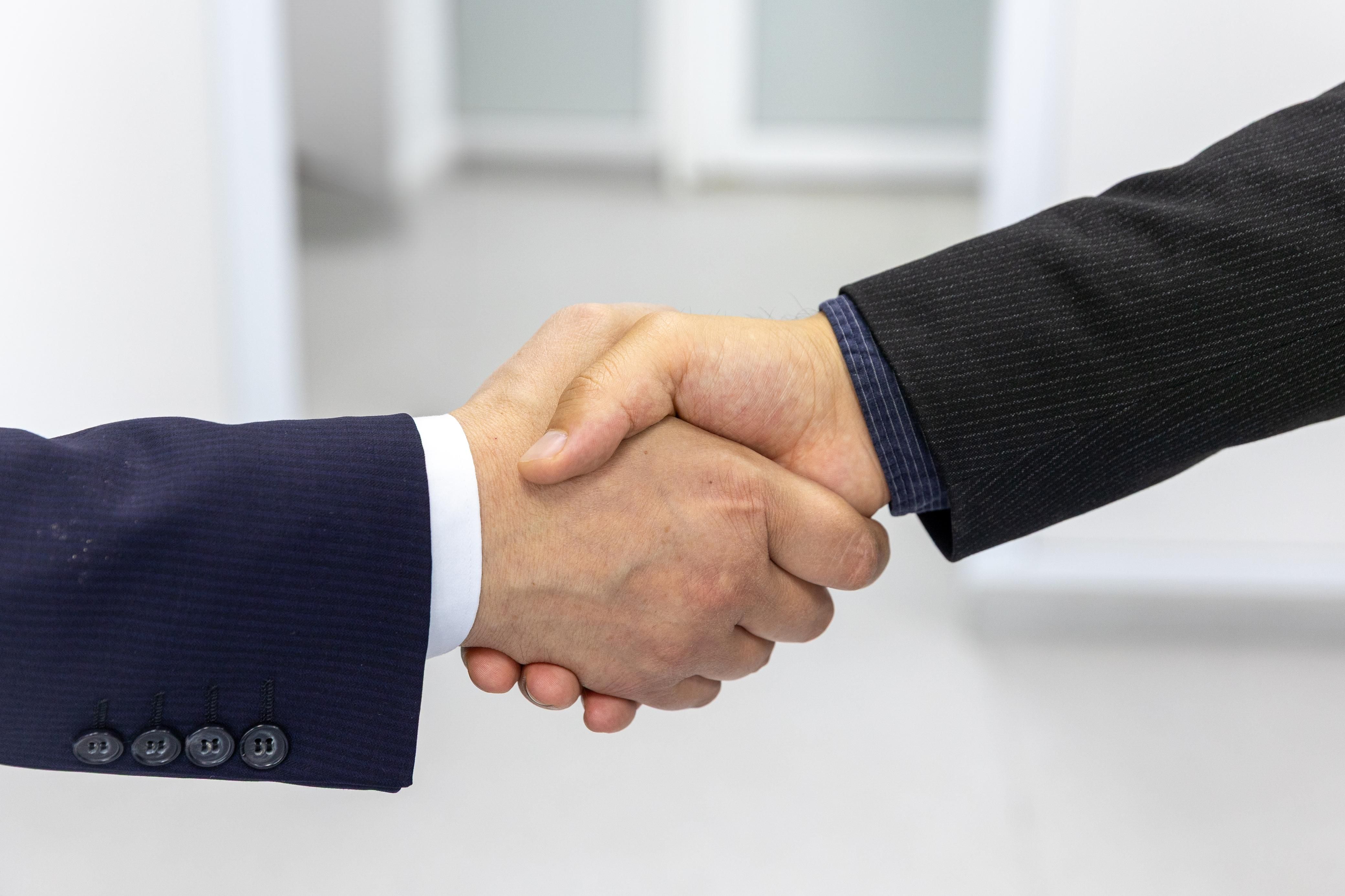 Professional handshake in the context of outward investment from Vietnam funded by shares