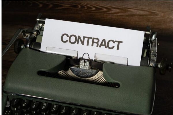 Escrow account holding a deposit securing break fees