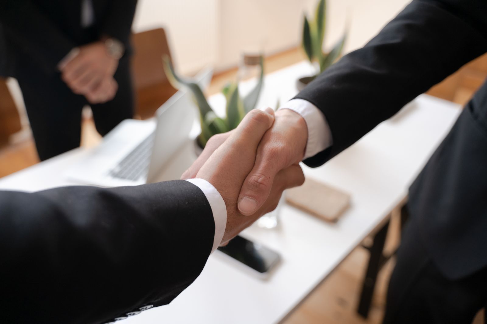 Tag-Along Rights negotiation handshake between majority and minority shareholders