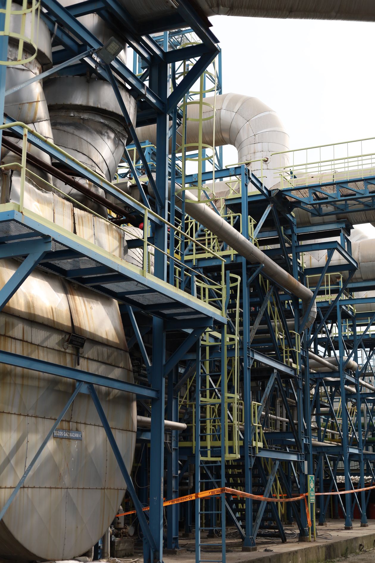 Engineers reviewing an EPC contract Vietnam power plant under construction